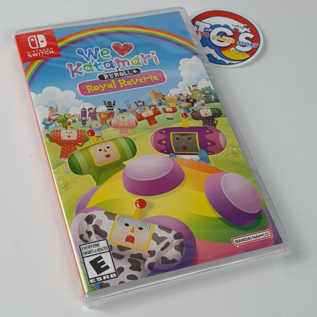 We Love Katamari REROLL+ Royal Reverie SWITCH USA Game In EN-FR-DE-ES-IT NEW Action Damacy Remaster
