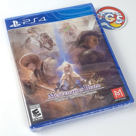 Mercenaries Blaze: Dawn of the Twin Dragons PS4 USA NEW PM Studios Tactical RPG Strategic