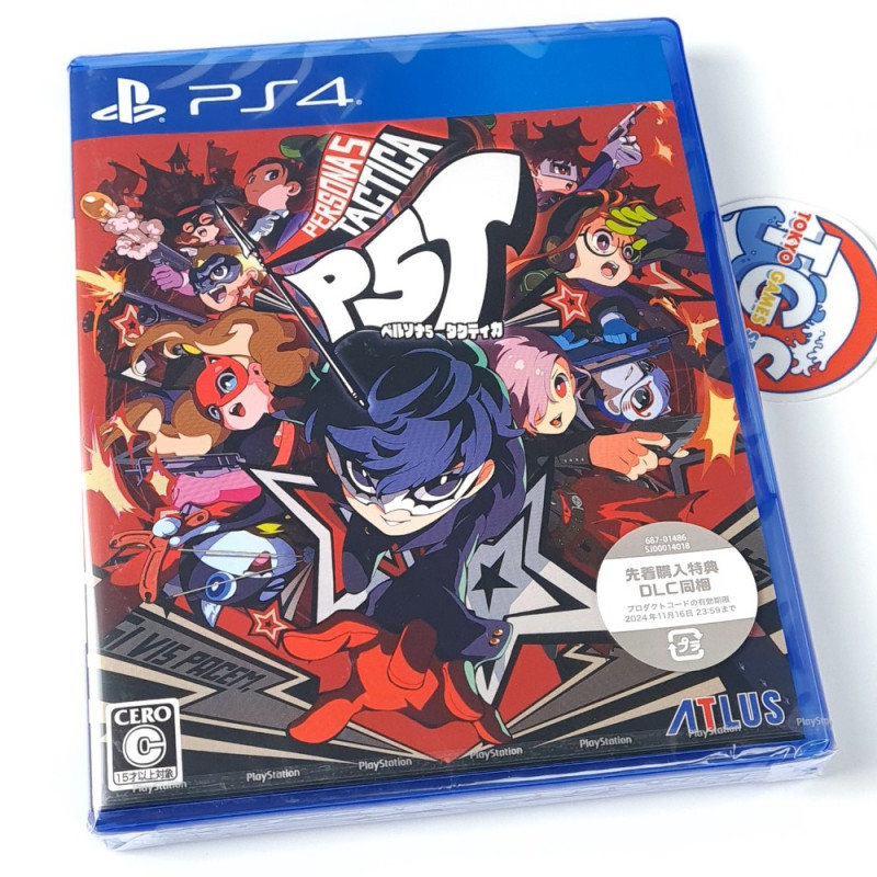 Persona 5 Tactica PS4 Japan Physical Game In ENGLISH New Atlus Turn-based