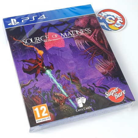 Source of Madness PS4 Super Rare Games SRG1 (1000Ex.) NEW (EN-FR-ES-DE-IT-JP-KR-PT-RU-CH) Roguelike