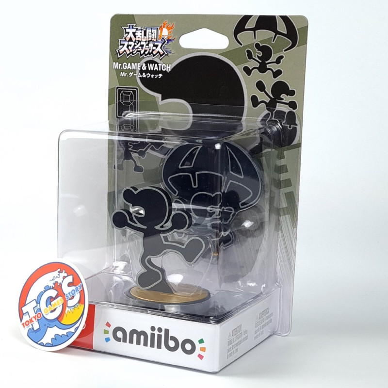 Amiibo Super Smash Bros. Series Figure Mr. Game & Watch Japan Ver. NEW Nintendo