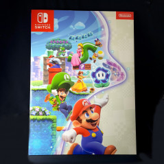 PLV Super Mario Bros Wonder Nintendo Switch Double Panneau Publicitaire 160x60cm