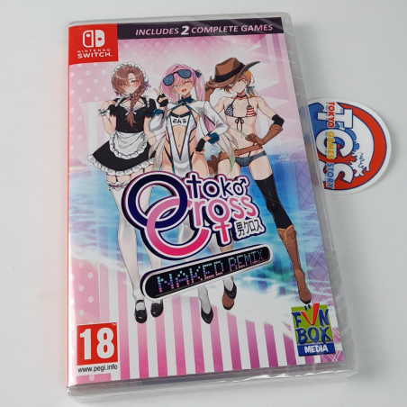 Otoko Cross: Naked Remix (2games+Stylus) Switch EU NEW (Physical/English/Japanese) Mahjong Solitaire