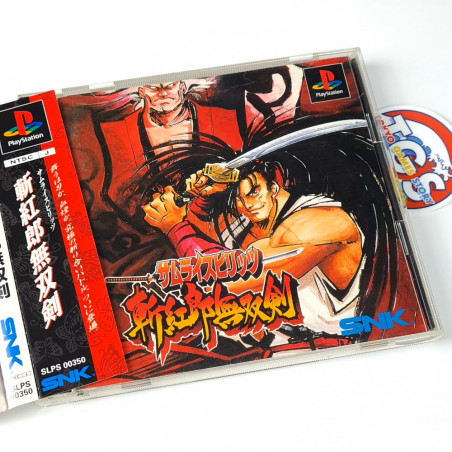 Samurai Spirits III: Zankuro Musouken Shodown 3 + Spin.Card Playstation PS1 Japan SNK Vs Fighting