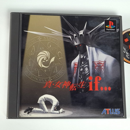 Shin Megami Tensei if... (+Spin.Card) PS1 Japan Playstation 1 Atlus RPG MEGATEN