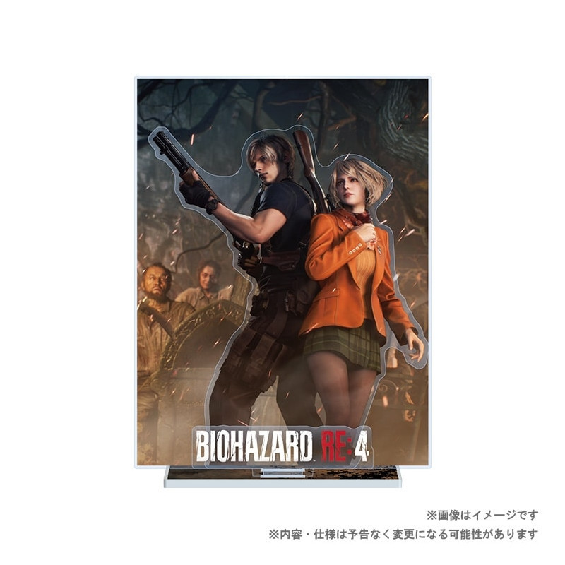 BioHazard RE: 4/Resident Evil Acrylic Stand Diorama Japan New Capcom Support Acrylique