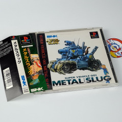 Metal Slug + Spin.Card PS1 Japan Ver. Playstation 1 SNK Action Shooter Run & Gun
