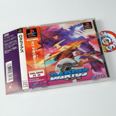 G Darius +Spin.Card PS1 Japan Game Playstation 1 Gdarius Shmup Shooting Sagaia Taito 1998