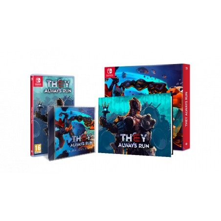 They Always Run Collector's Edition SWITCH Red Art Games New (Multi-Language/Indie/Platform 2D)