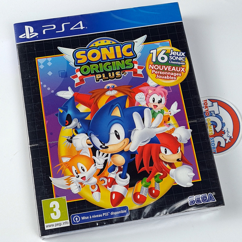 Sonic Origins PLUS +Bonus PS4 FR Physical Game In Multi-Language NEW Platform Arcade