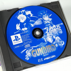 GUNBIRD ガンバード PS1 Japan Ver. Playstation 1 ATLUS PsiKyo Shmup Shooting 1995