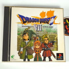 Dragon Quest VII +Spin.&Reg.Card PS1 Japan Playstation 1 Enix RPG DQ7