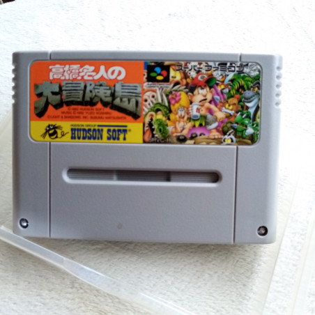 Takahashi Meijin No DaiboukenJima Adventure Island (No Manual) Super Famicom (Nintendo SFC) Japan Ver. Platform Hudson Soft