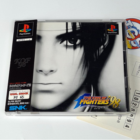 The King of Fighters 98 +Reg.&Spin TBE PS1 Japan Playstation 1 KOF98 SNK Fighting