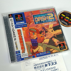 RockMan Dash 2 +Spin&RegCard PS1 Japan Playstation 1 Megaman Capcom RPG Adventure