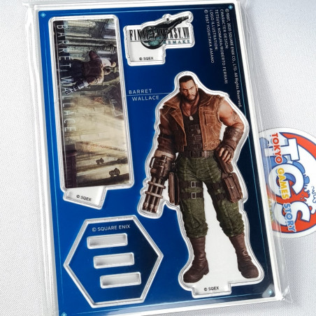 Final Fantasy VII Remake: Barret Wallace Acrylic Stand Diorama Capcom Japan New Support Acrylique