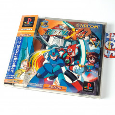 Rockman X4 +SpinCard MegaMan PS1 Japan Game Playstation 1 Capcom Action 1997