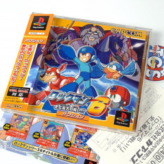 RockMan 6 +Spin&RegCard PS1 Japan Game Playstation 1 Megaman Capcom Platform Action
