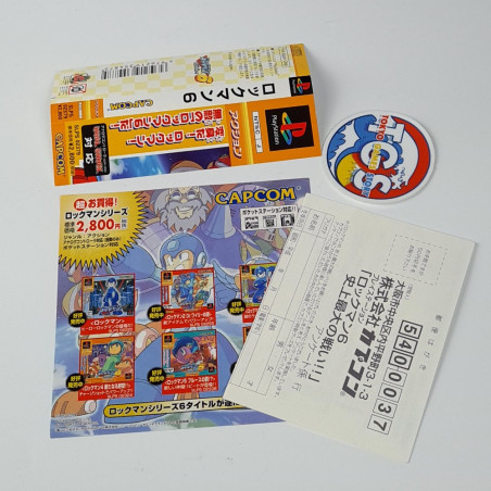 RockMan 6 +Spin&RegCard PS1 Japan Game Playstation 1 Megaman Capcom Platform Action