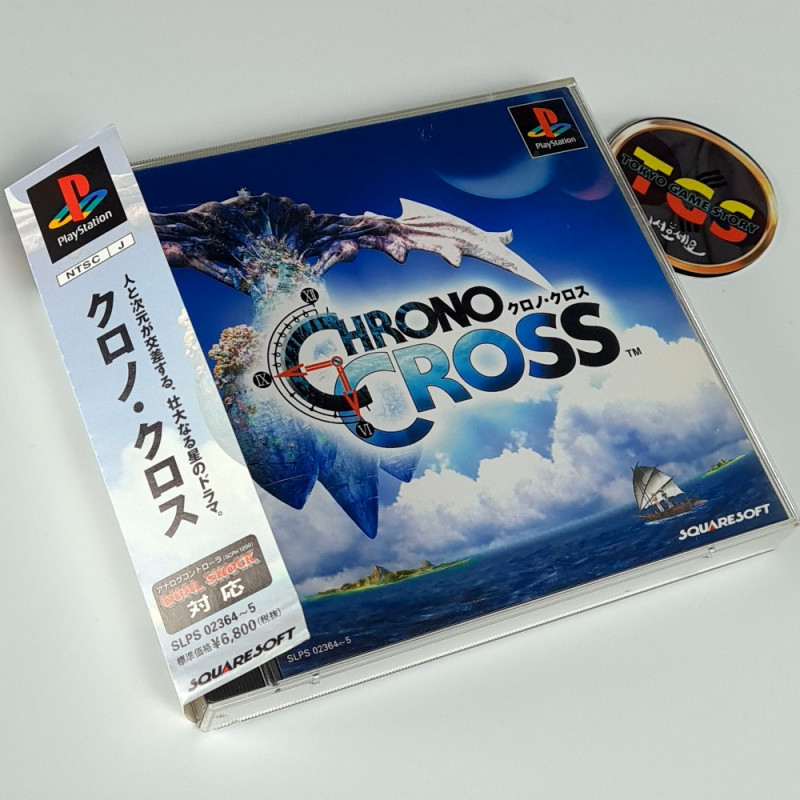 Chrono Cross +SpinCard PS1 Japan Game Playstation 1 SquareSoft RPG
