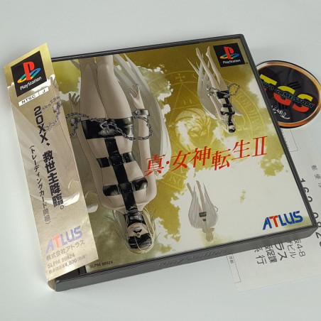 Shin Megami Tensei II (+Bonus&Spin&RegCard) PS1 Japan Playstation 1 Atlus RPG MEGATEN