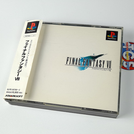 Final Fantasy VII +SpinCard PS1 Japan Game Playstation 1 FF7 SquareSoft RPG