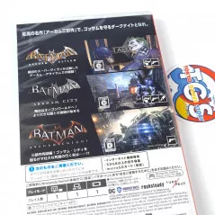 Batman Arkham Trilogy Switch Japan Game In Multi-Language NEW  Knight/Asylum/City