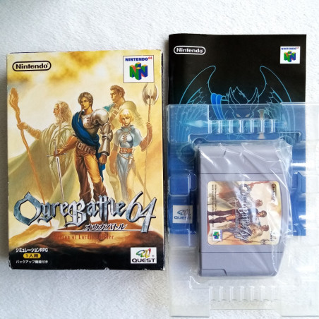Ogre Battle 64 Nintendo 64 Japan Ver. N64 Tactical RPG Quest 1999