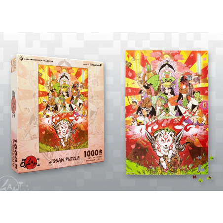 Okami Jigsaw Puzzle 1000 Pieces (50x75cm) Capcom/Fangamer New Amaterasu...