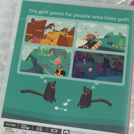 WHAT THE GOLF ? Switch US Physical Game In Multi-Language NEW Iam8bit Triband