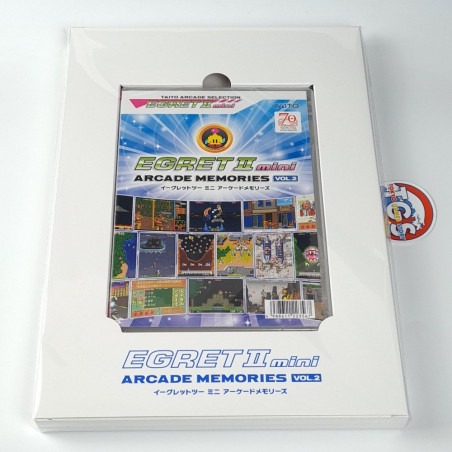 Egret II Mini Arcade Memories Vol.2 Taito JAPAN NEW(10gamesCard+Book+InstruCards)