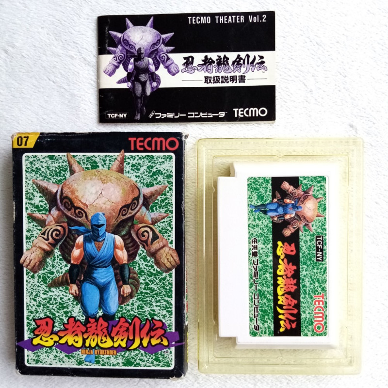 Ninja Ryukenden Famicom (Nintendo FC) Japan Ver. Shinobi Action Tecmo 1988 TCF-NY