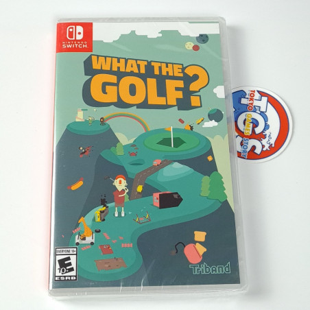 WHAT THE GOLF ? Switch US Physical Game In Multi-Language NEW Iam8bit Triband
