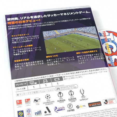 Football Manager 2024 Touch Switch Japan Physical Game in Multi-Language New